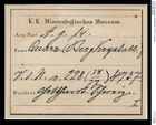 Etiketten zu Quarz (Bergkristall) (NHMW-MIN-Ag14)